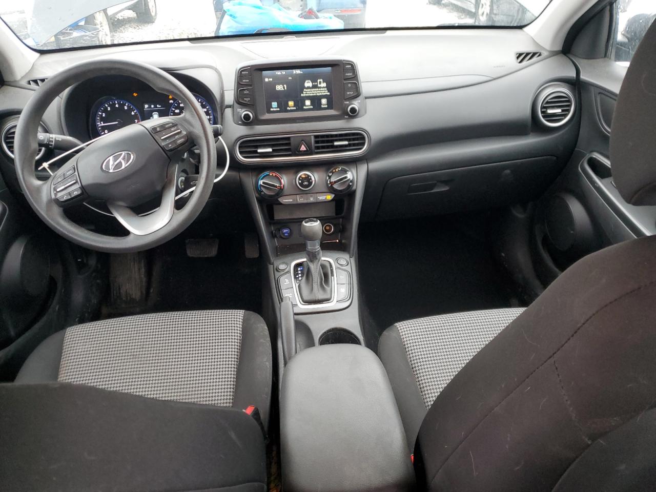2020 Hyundai Kona VIN KM8K1CAA2LU493820 Copart auction photo, front end damage thumbnail 8