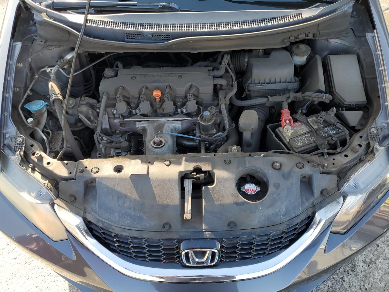 2015 Honda Civic VIN 19XFB2F86FE235094 Copart auction photo, rear end damage thumbnail 12