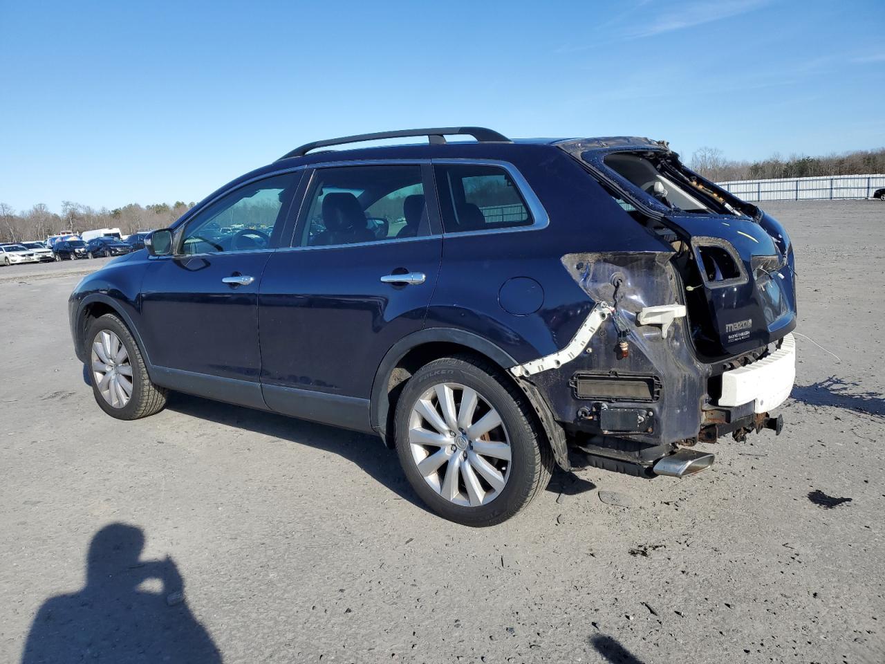 2008 Mazda CX-9 VIN JM3TB38VX80155022 Copart auction photo, rear end / minor dent/scratches damage thumbnail 2