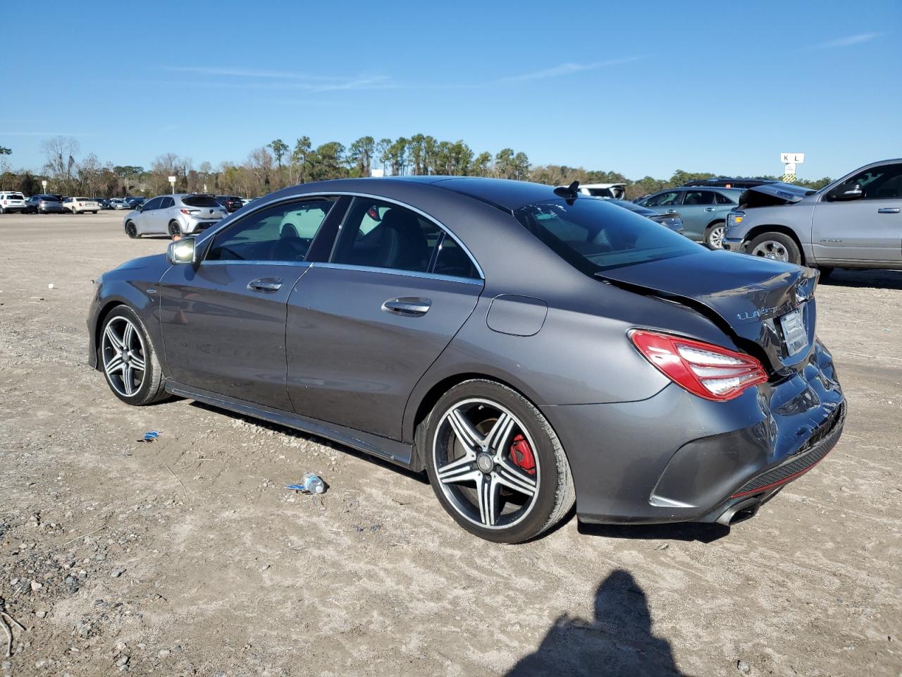 2015 Mercedes-Benz CLA-klasse VIN WDDSJ4EBXFN183853 Copart auction photo, rear end damage thumbnail 2