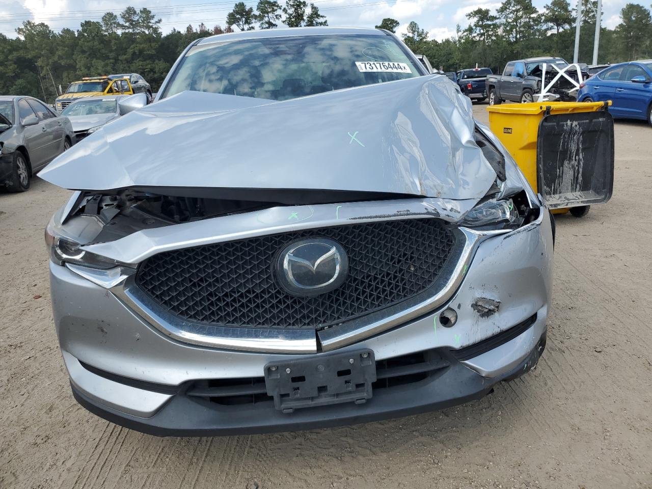 2018 Mazda CX-5 VIN JM3KFABM7J0375034 Copart auction photo, front end damage thumbnail 5