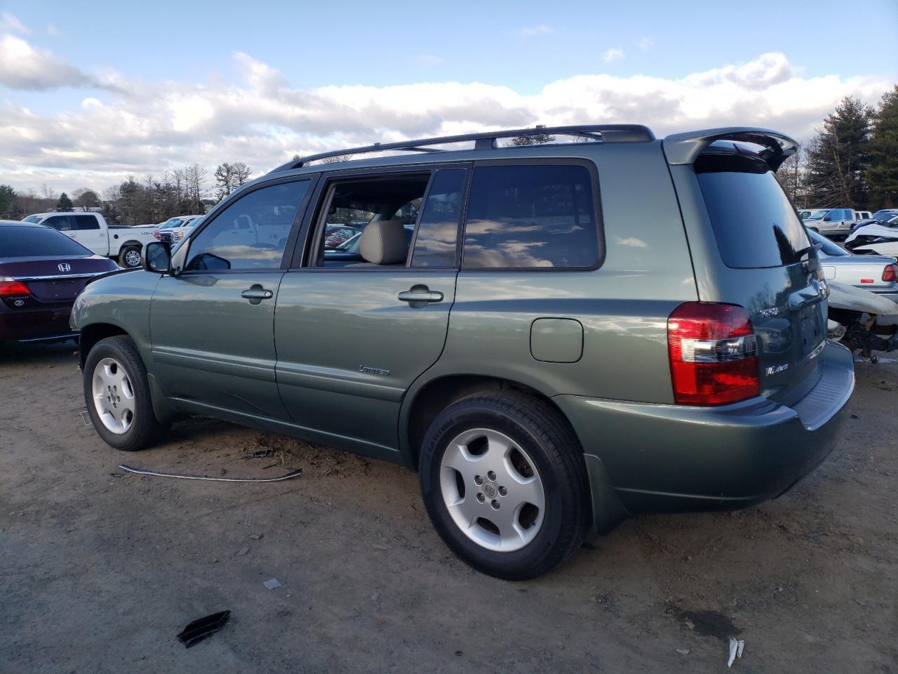 2006 Toyota Highlander VIN JTEEP21A360174167 Copart auction photo, front end damage thumbnail 2