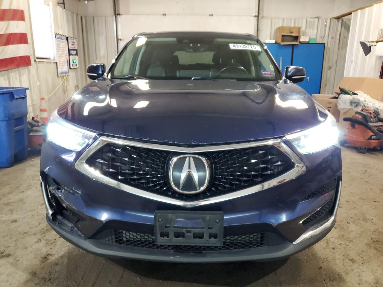 2019 Acura RDX VIN 5J8TC2H30KL040662 Copart auction photo, rear end / front end damage thumbnail 5
