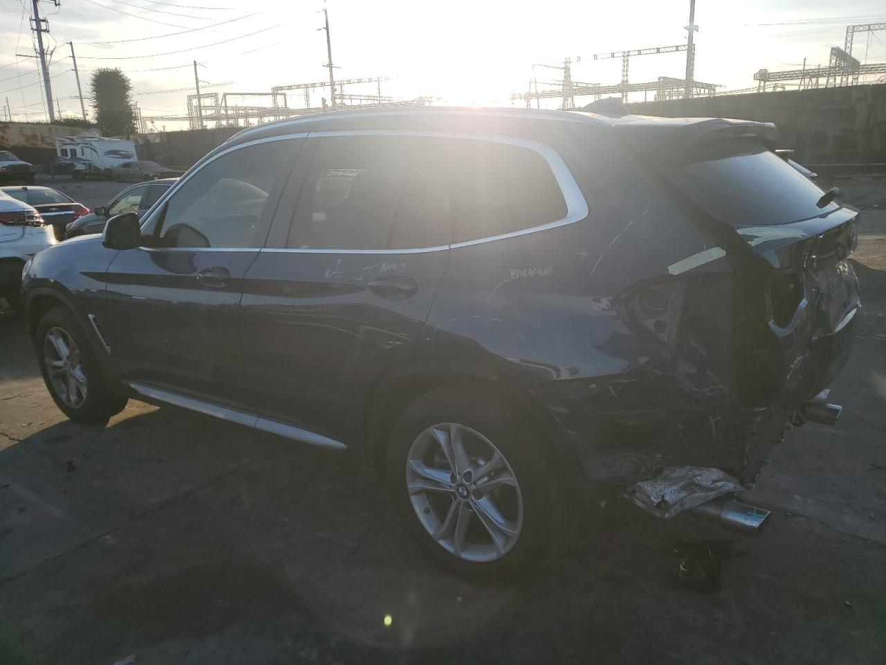 2020 BMW X3 VIN 5UXTY3C05L9C24224 Copart auction photo, all over damage thumbnail 2