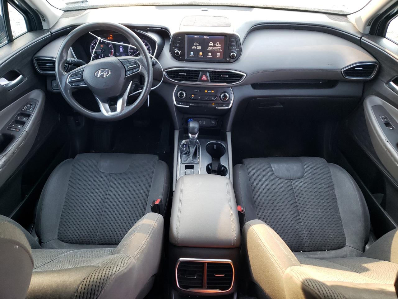 2019 Hyundai Santa Fe VIN 5NMS23AD3KH082489 Copart auction photo, front end / undercarriage damage thumbnail 8