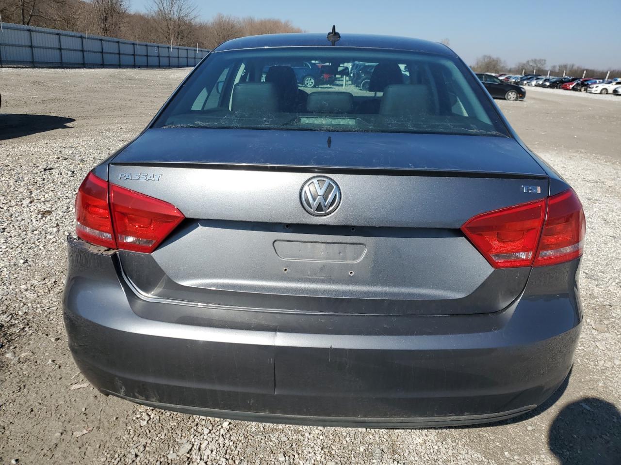 2014 Volkswagen Passat VIN 1VWAT7A34EC028660 Copart auction photo, side / rear end damage thumbnail 6