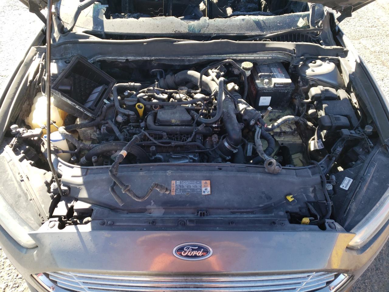 2014 Ford Fusion VIN 3FA6P0HD6ER163973 Copart auction photo, burn - interior / side damage thumbnail 11