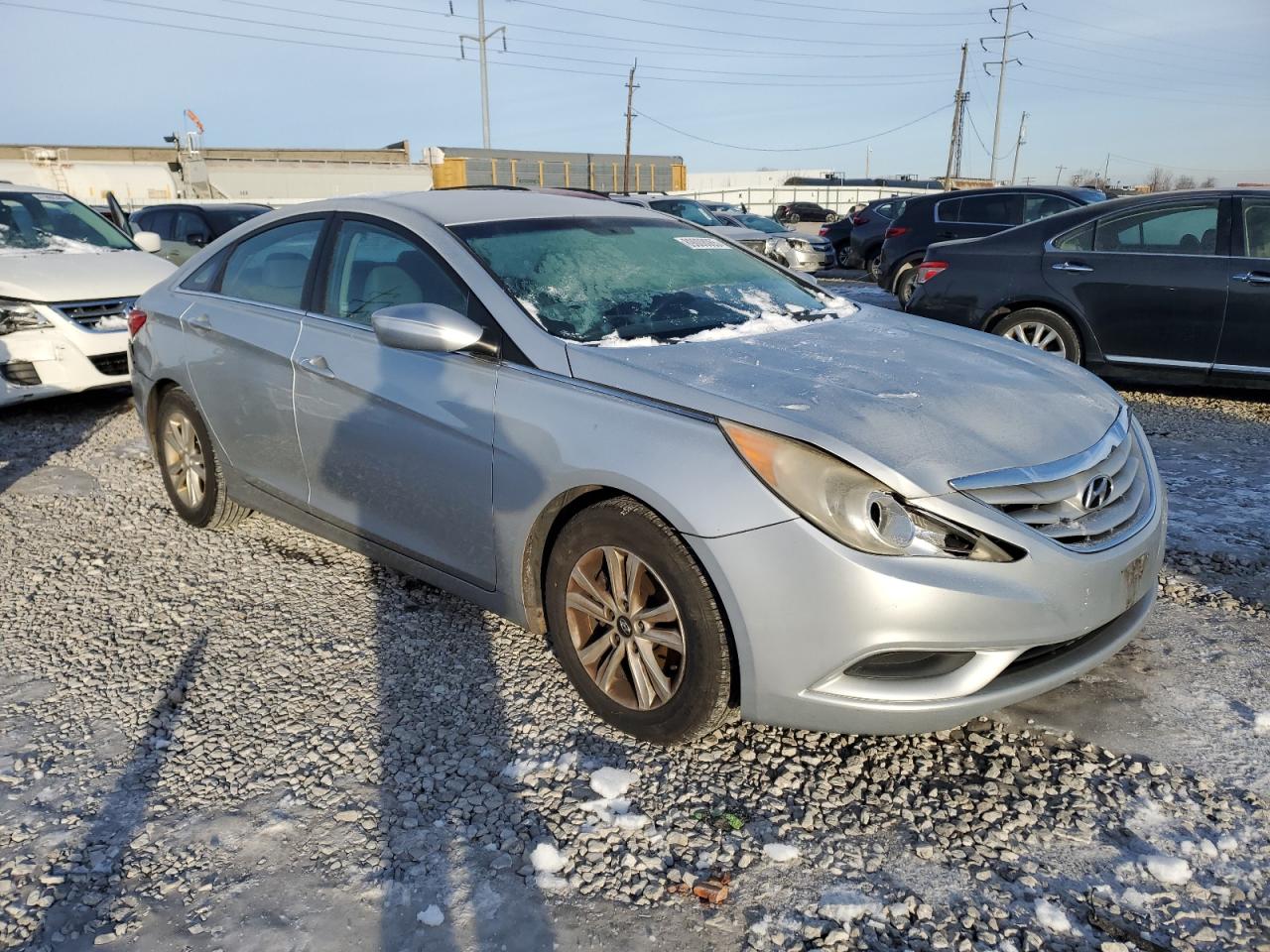 2012 Hyundai Sonata VIN 5NPEB4AC4CH331400 Copart auction photo, front end / rear end damage thumbnail 4