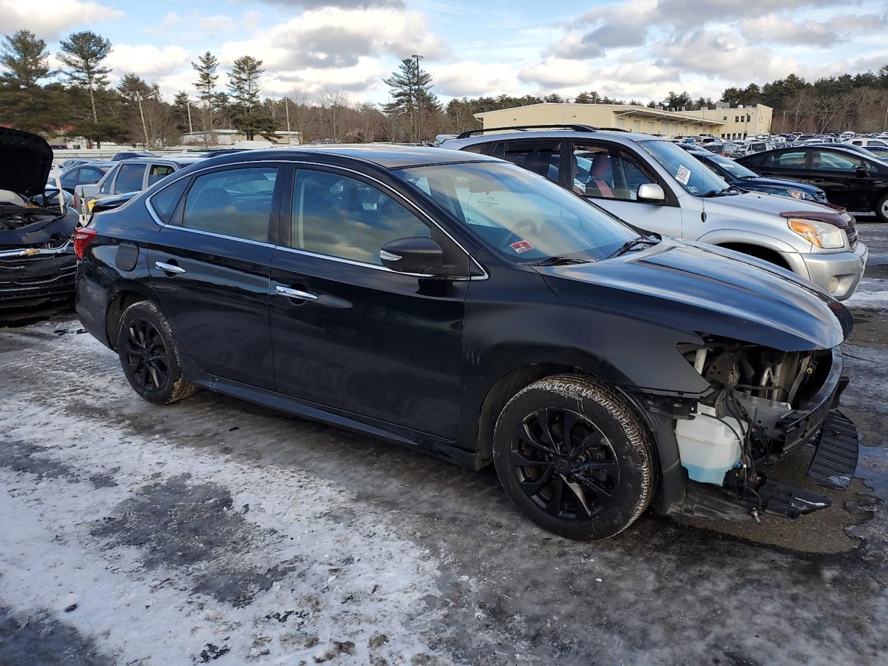 2018 Nissan Sentra VIN 3N1AB7AP8JY291960 Copart auction photo, front end / minor dent/scratches damage thumbnail 4