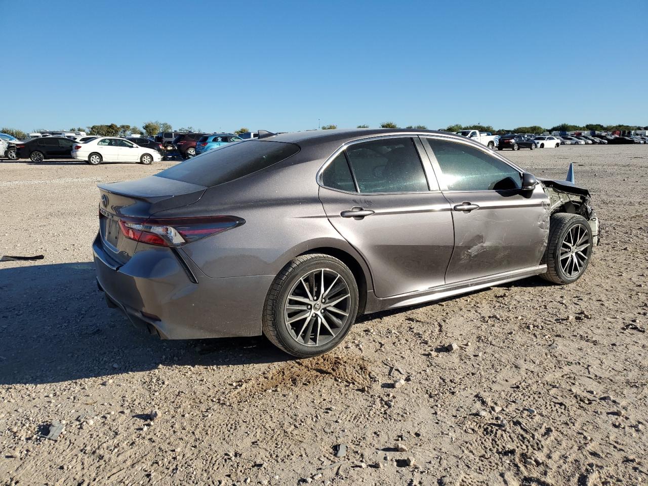 2022 Toyota Camry VIN 4T1G11AK4NU661205 Copart auction photo, all over damage thumbnail 3