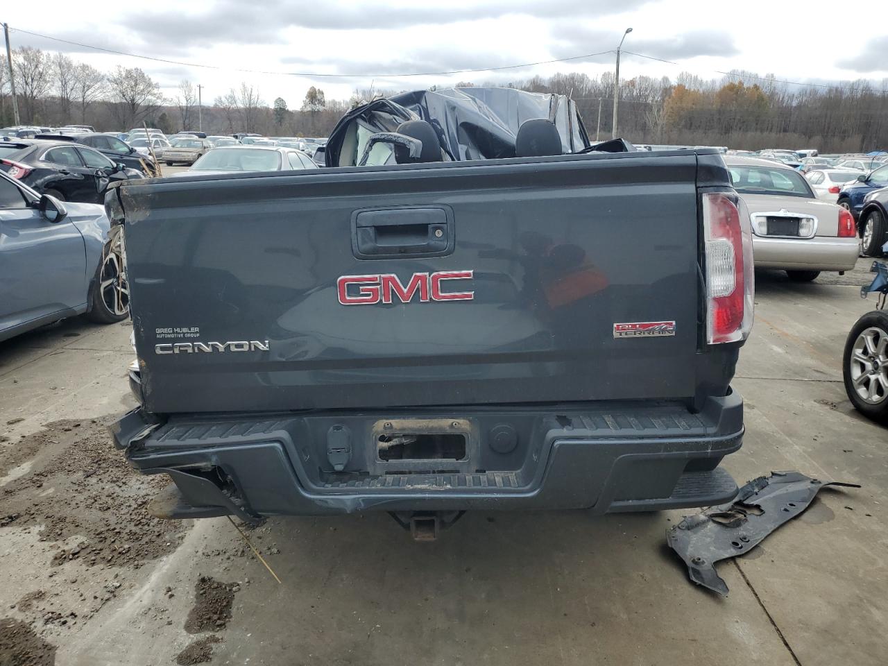 2016 GMC Canyon VIN 1GTG6CE30G1220986 Copart auction photo, rollover damage thumbnail 6
