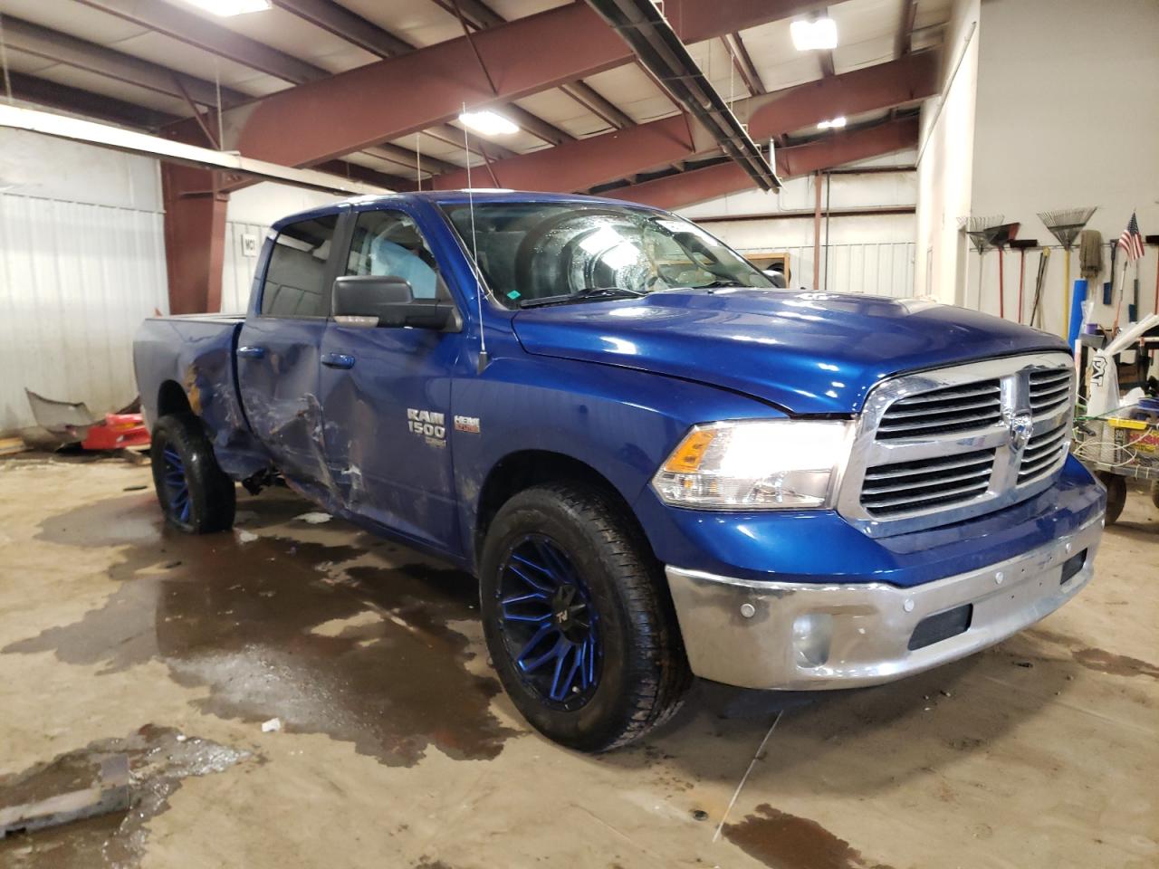 2019 RAM 1500 VIN 1C6RR7TT8KS727722 Copart auction photo, side damage thumbnail 4