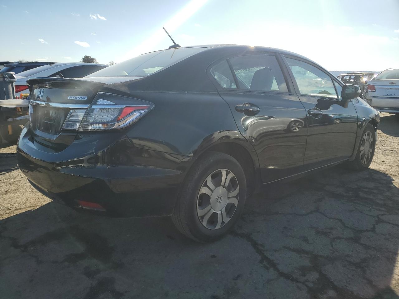 2013 Honda Civic VIN 19XFB4F24DE001038 Copart auction photo, front end damage thumbnail 3