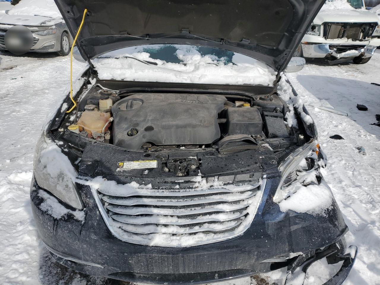2012 Chrysler 200 VIN 1C3CCBCG6CN124486 Copart auction photo, all over / front end damage thumbnail 11
