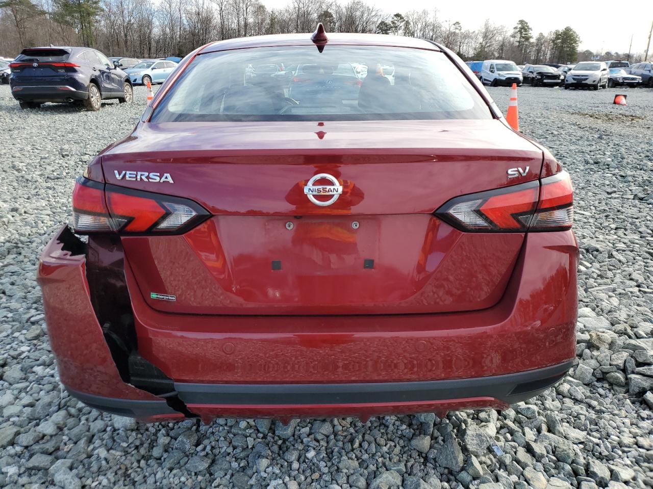 2021 Nissan Versa VIN 3N1CN8EV1ML845209 Copart auction photo, side / rear end damage thumbnail 6