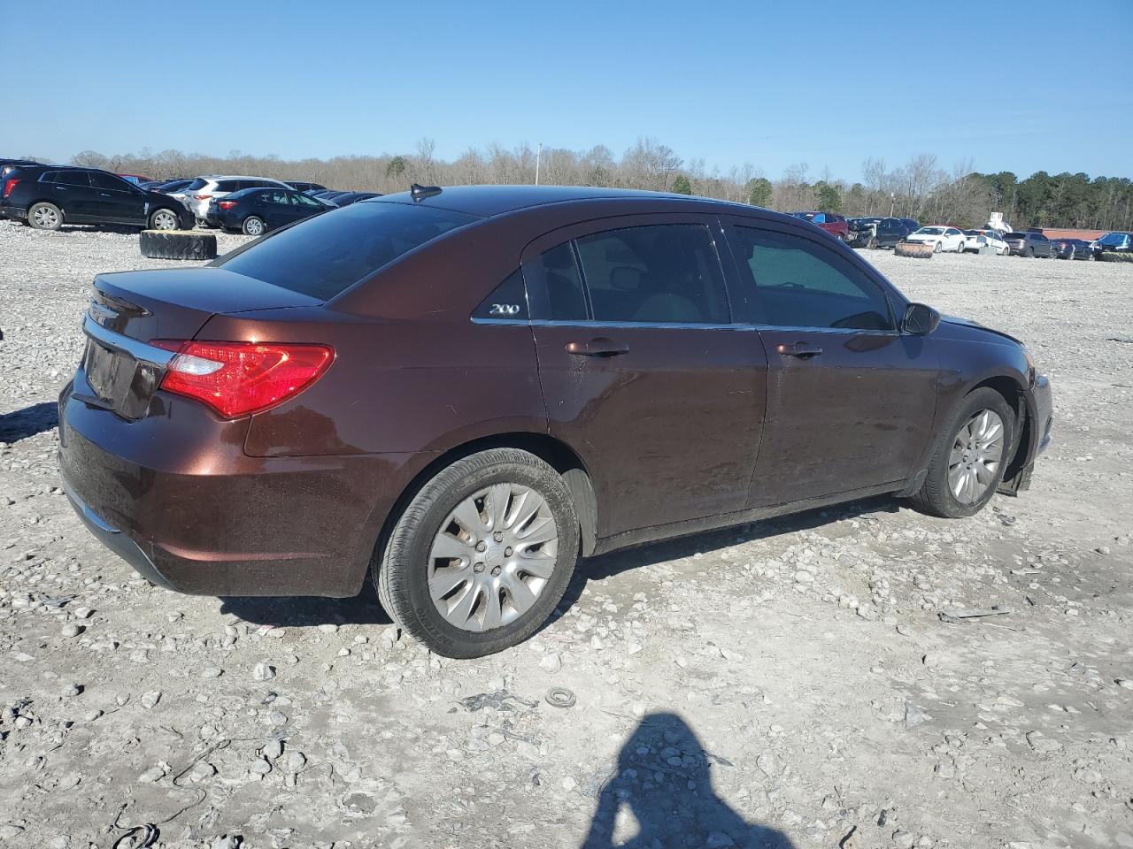 2013 Chrysler 200 VIN 1C3CCBAB4DN586702 Copart auction photo, front end damage thumbnail 3