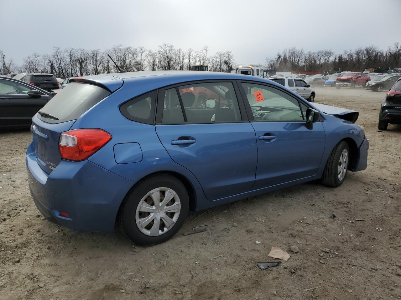 2016 Subaru Impreza VIN JF1GPAA65G8270832 Copart auction photo, front end / minor dent/scratches damage thumbnail 3