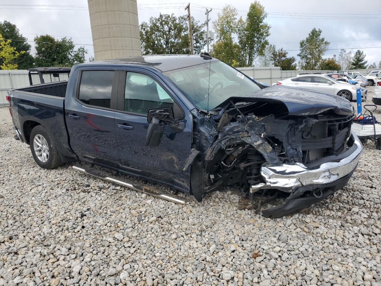 2021 Chevrolet Silverado VIN 1GCPYJEK2MZ348116 Copart auction photo, all over damage thumbnail 4