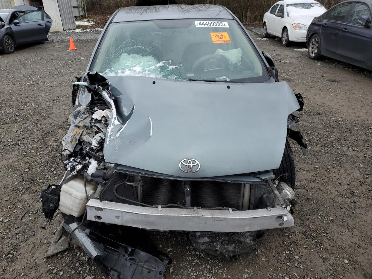 2005 Toyota Prius VIN JTDKB20U753104458 Copart auction photo, front end / rear end damage thumbnail 5