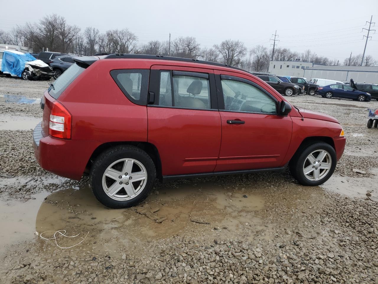 2008 Jeep Compass VIN 1J8FT47W48D501120 Copart auction photo, front end damage thumbnail 3