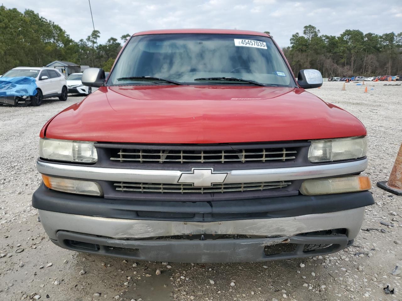 2000 Chevrolet Silverado VIN 1GCEC19T2YZ116405 Copart auction photo, front end / side damage thumbnail 5