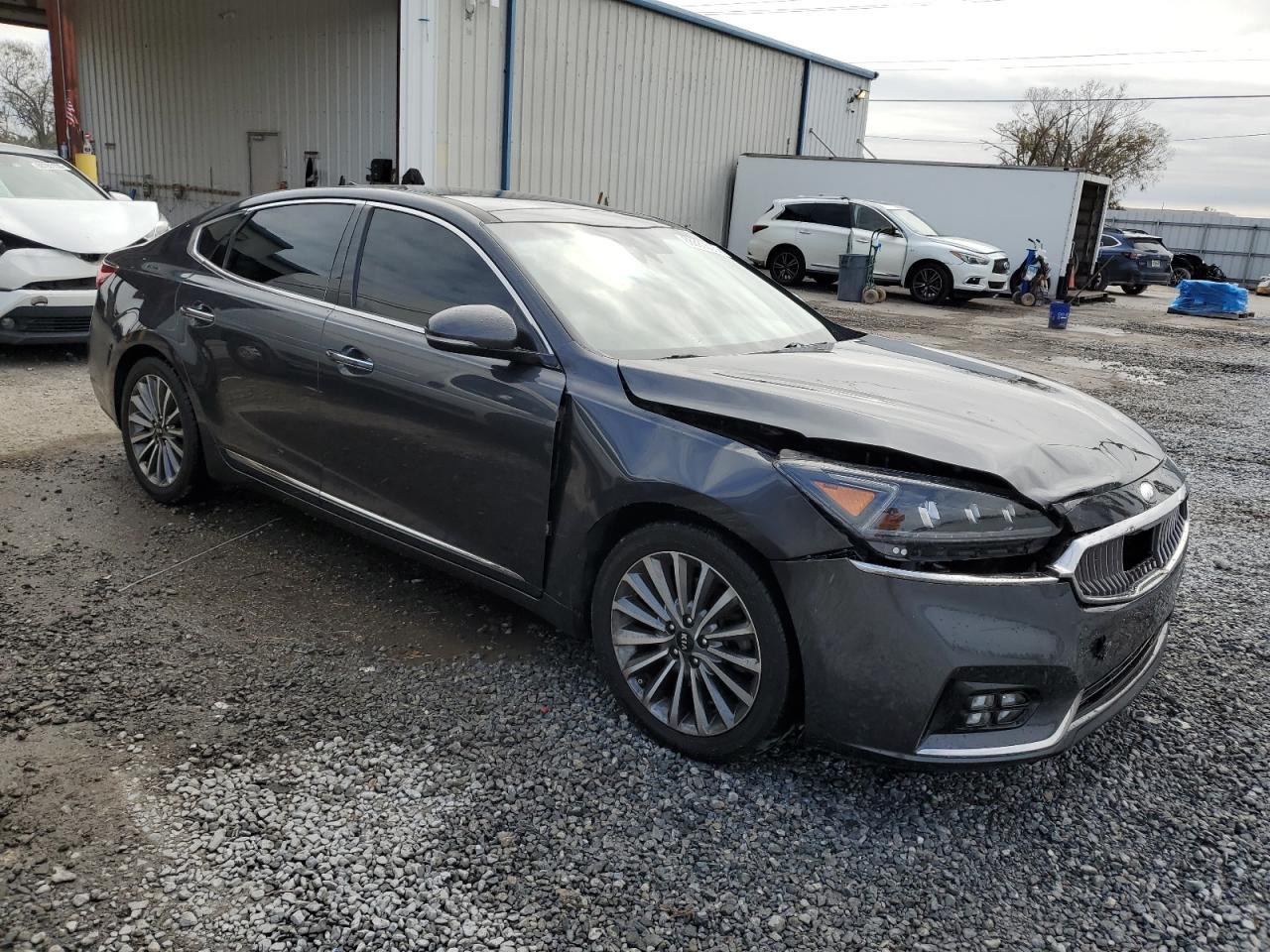 2017 KIA Cadenza VIN KNALC4J12H5068492 Copart auction photo, front end damage thumbnail 4
