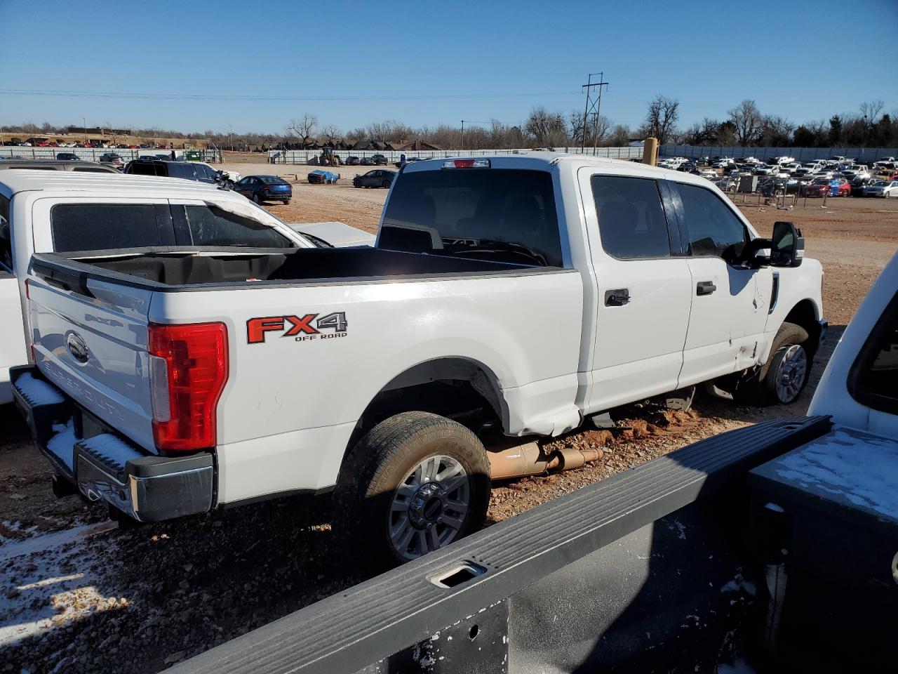 2019 Ford F250 VIN 1FT7W2B60KEC06600 Copart auction photo, rollover damage thumbnail 3