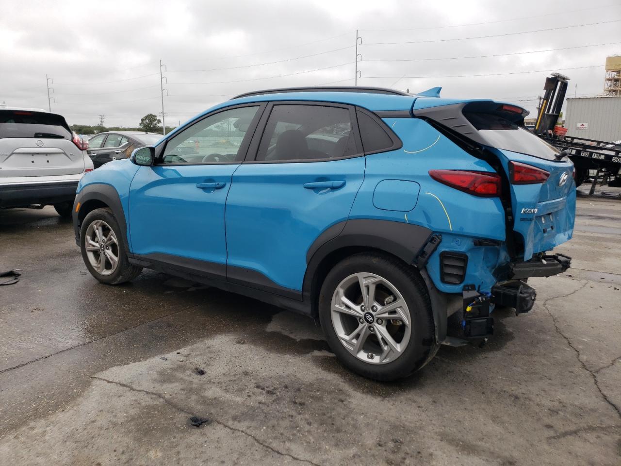 2023 Hyundai Kona VIN KM8K32AB0PU979500 Copart auction photo, rear end damage thumbnail 2