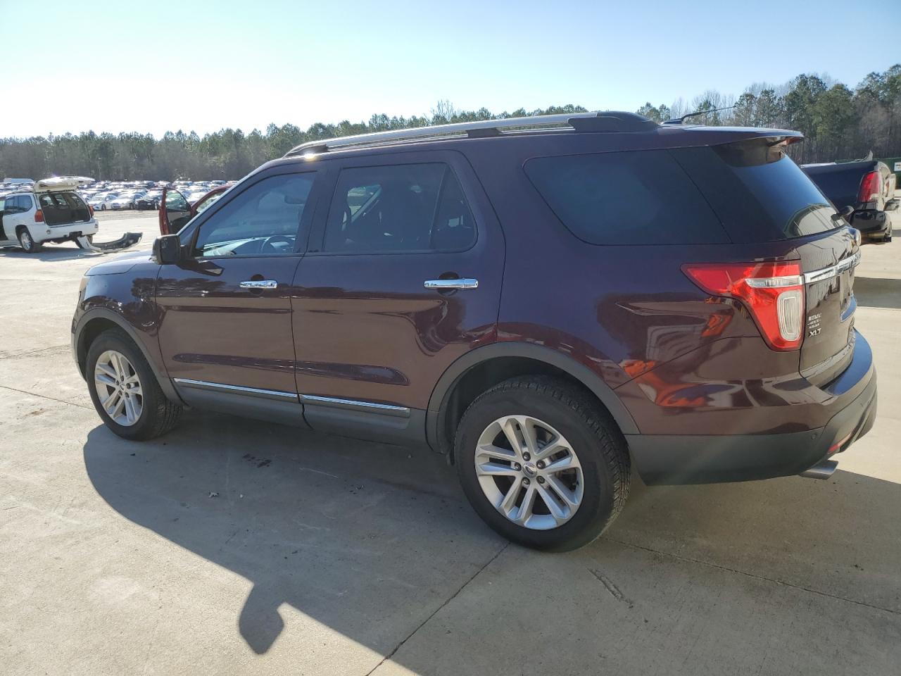 2011 Ford Explorer VIN 1FMHK8D85BGA08466 Copart auction photo, side damage thumbnail 2