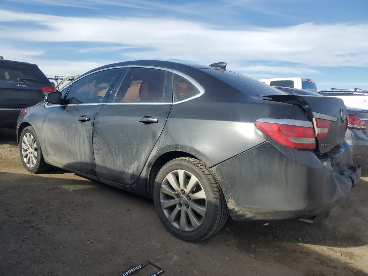 2015 Buick Verano VIN 1G4PP5SK7F4202417 Copart auction photo, rear end / side damage thumbnail 2