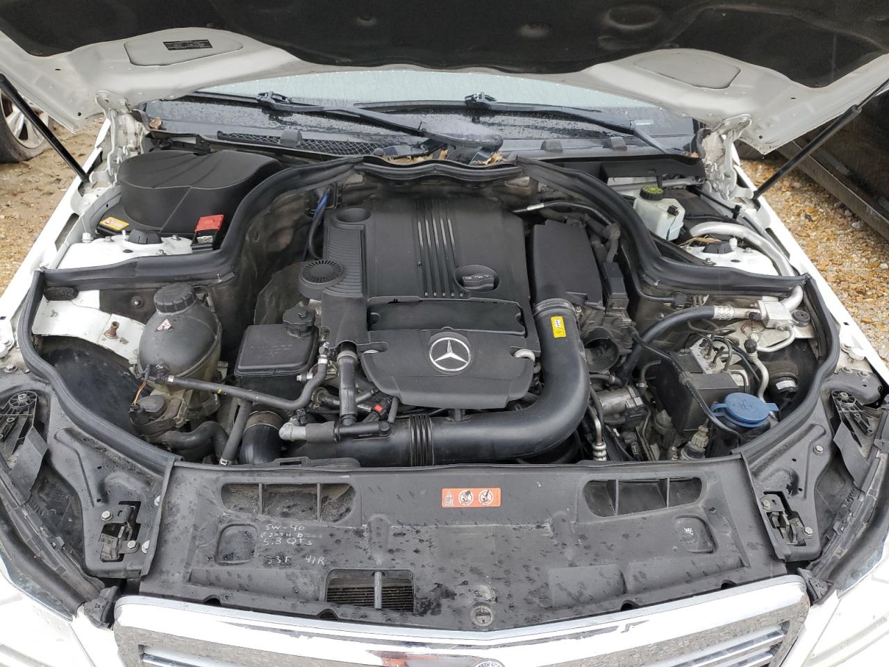 2013 Mercedes-Benz C-klasse VIN WDDGF4HB8DR250622 Copart auction photo, mechanical damage thumbnail 11