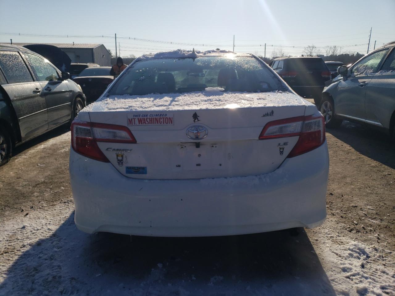 2012 Toyota Camry VIN 4T4BF1FK7CR206436 Copart auction photo, front end / minor dent/scratches damage thumbnail 6