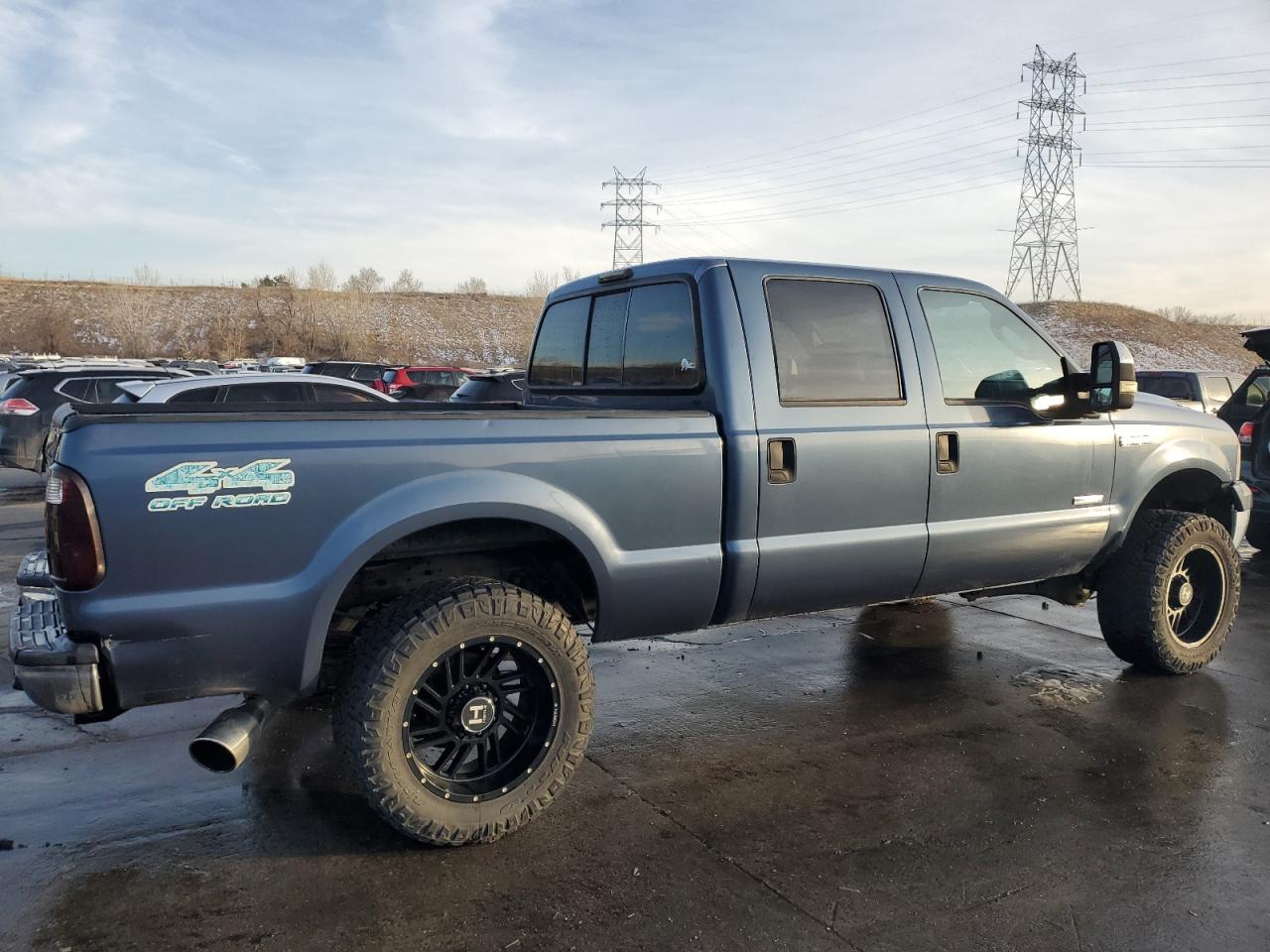 2006 Ford F250 VIN 1FTSW21P06EC13170 Copart auction photo, side / front end damage thumbnail 3