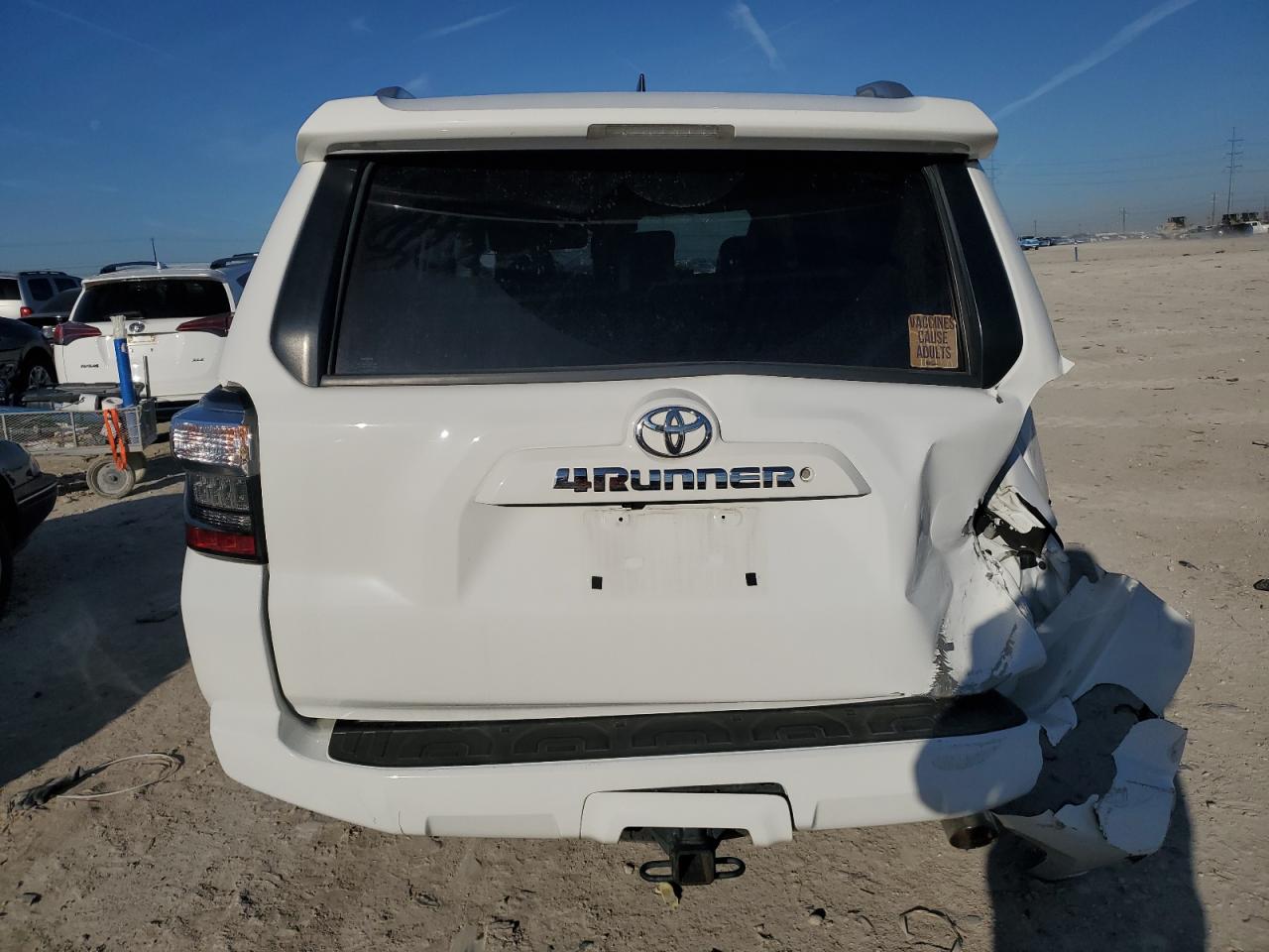 2018 Toyota 4Runner VIN JTEBU5JR1J5495039 Copart auction photo, all over damage thumbnail 6