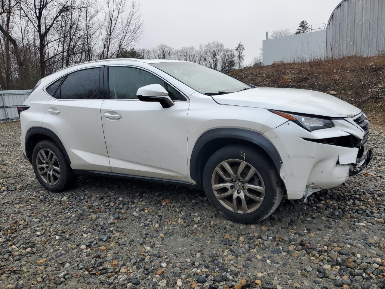 2015 Lexus NX VIN JTJBARBZ7F2013988 Copart auction photo, front end / side damage thumbnail 4