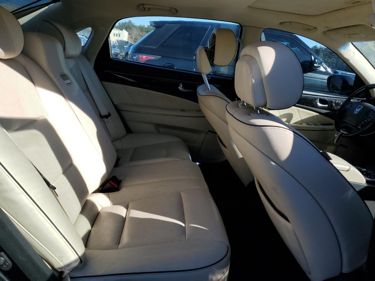 2015 Hyundai Equus VIN KMHGH4JH2FU098738 Copart auction photo, front end / side damage thumbnail 10