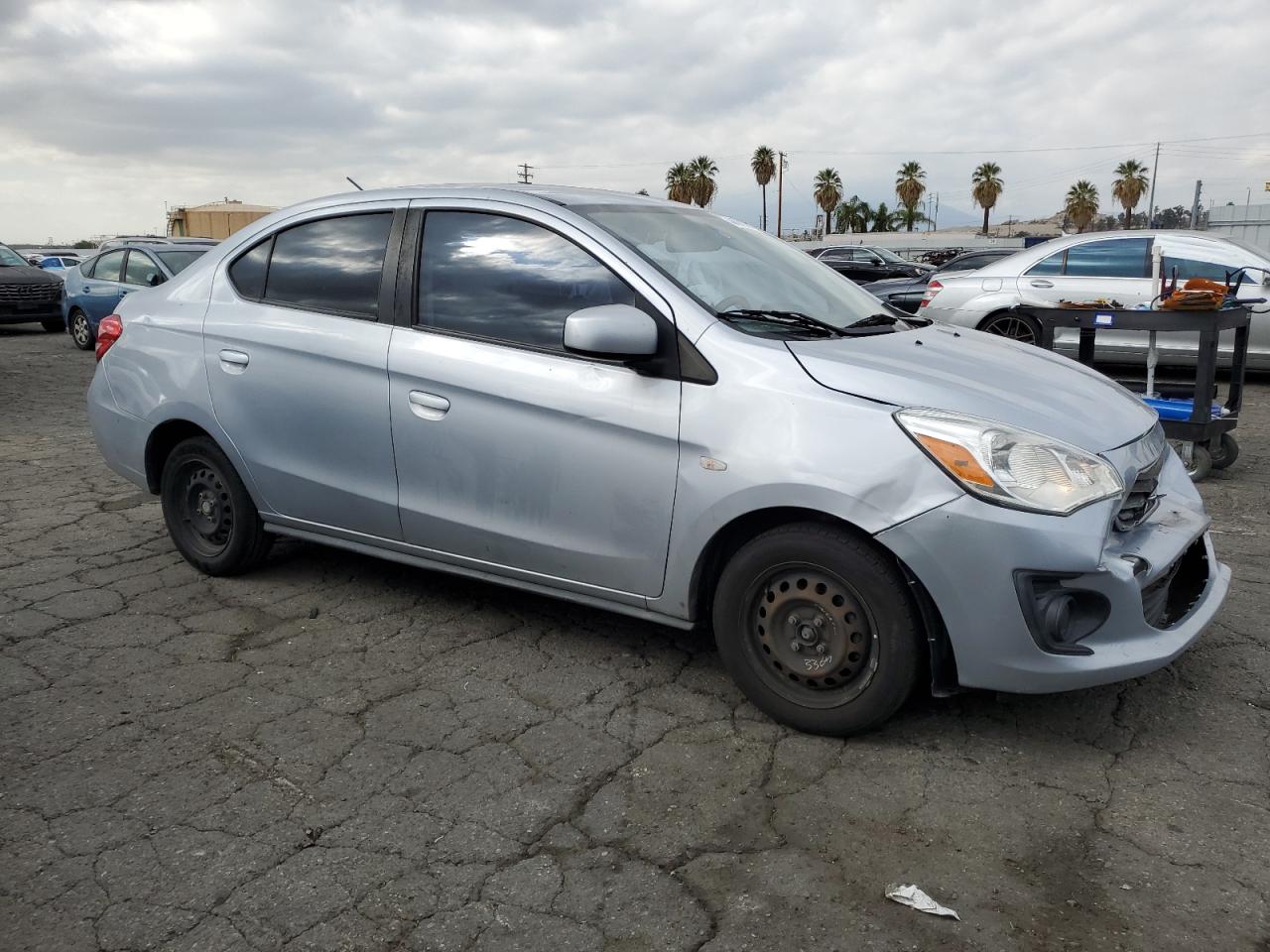 2019 Mitsubishi Mirage VIN ML32F3FJ7KHF06010 Copart auction photo, front end damage thumbnail 4