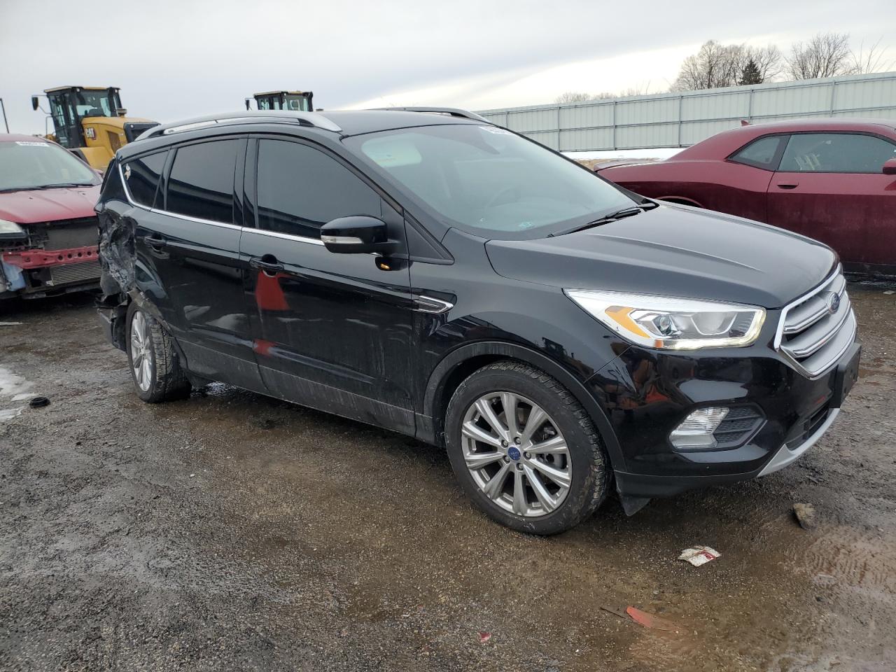 2017 Ford Escape VIN 1FMCU9J94HUE87965 Copart auction photo, rear end / side damage thumbnail 4