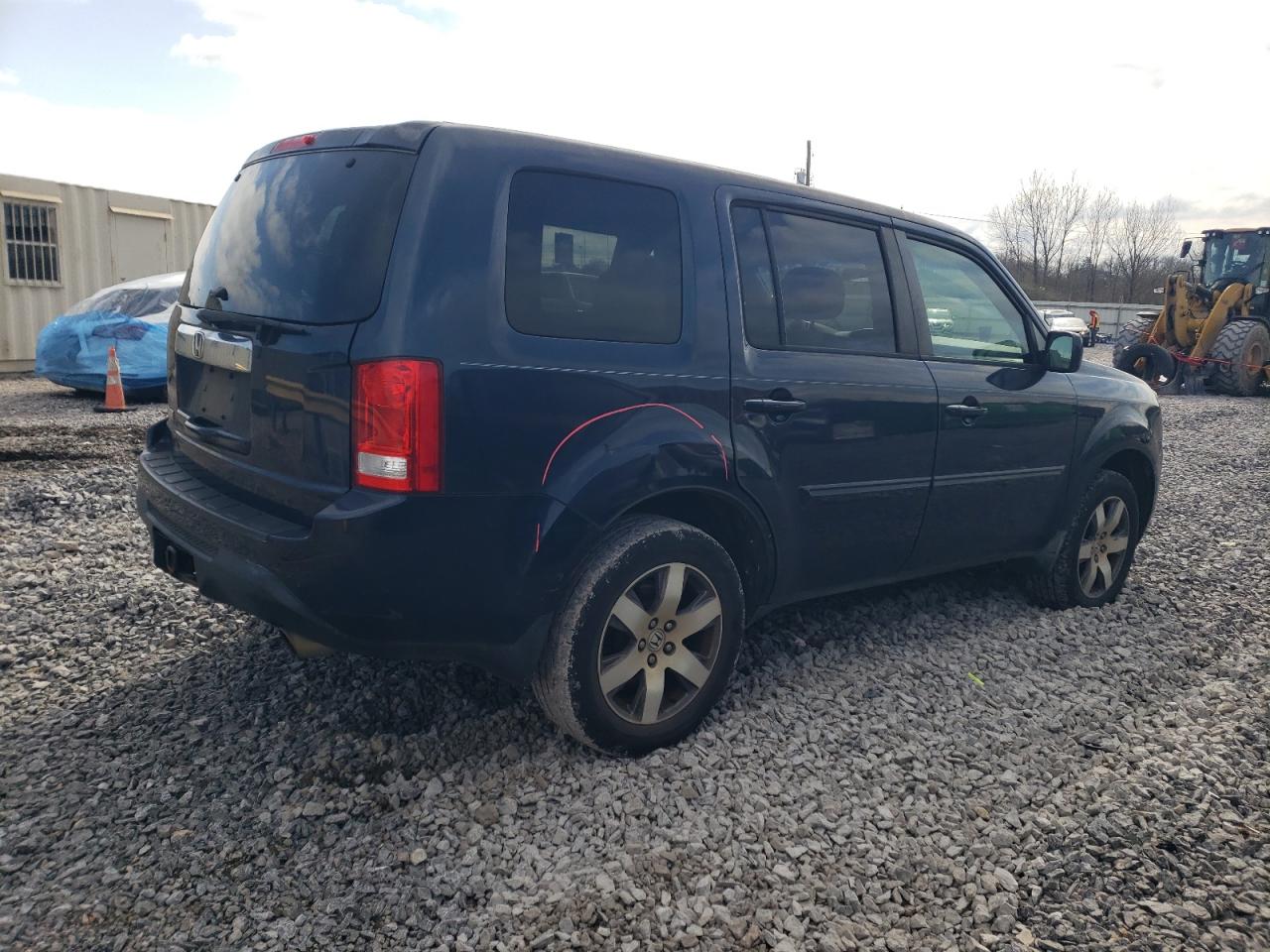 2012 Honda Pilot VIN 5FNYF3H40CB025416 Copart auction photo, undercarriage damage thumbnail 3