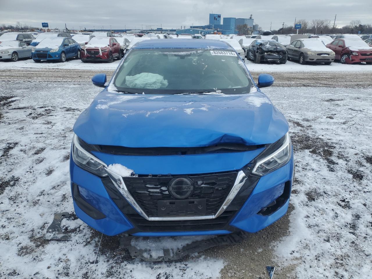 2022 Nissan Sentra VIN 3N1AB8CV0NY250214 Copart auction photo, front end damage thumbnail 5