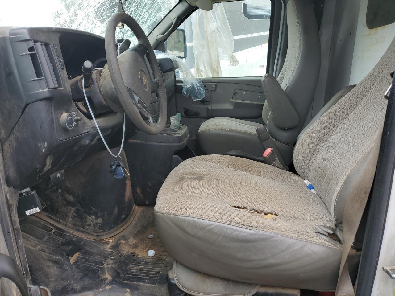 2013 Chevrolet Express VIN 1GB0G2CG4D1184251 Copart auction photo, front end damage thumbnail 7