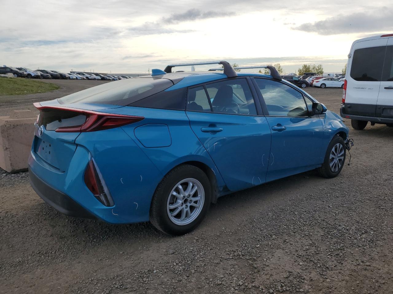 2022 Toyota Prius VIN JTDKAMFP7N3223868 Copart auction photo, front end / minor dent/scratches damage thumbnail 3