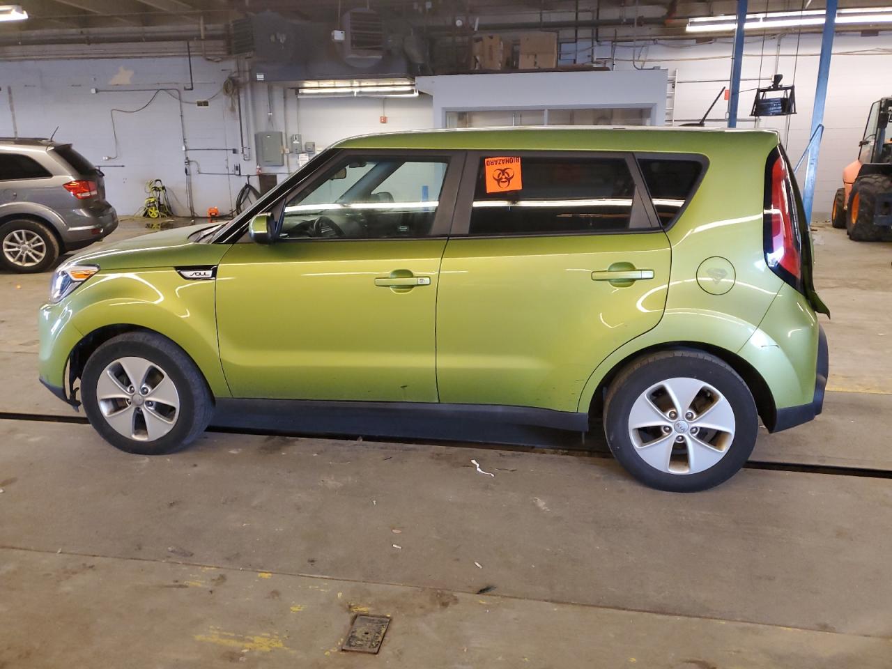 2016 KIA Soul VIN KNDJN2A22G7852191 Copart auction photo, undercarriage / front end damage thumbnail 2