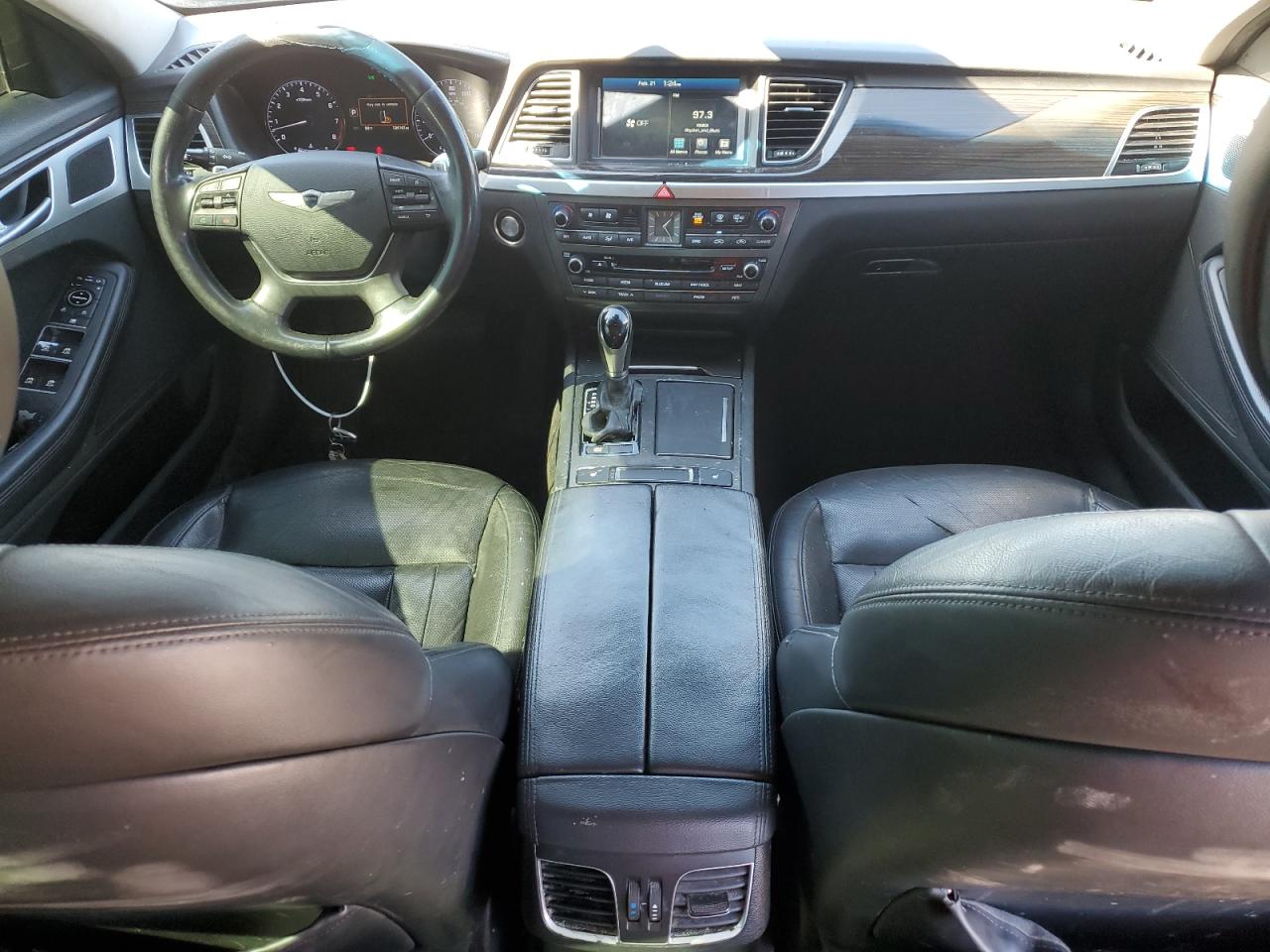 2015 Hyundai Genesis VIN KMHGN4JE3FU088928 Copart auction photo, front end damage thumbnail 8