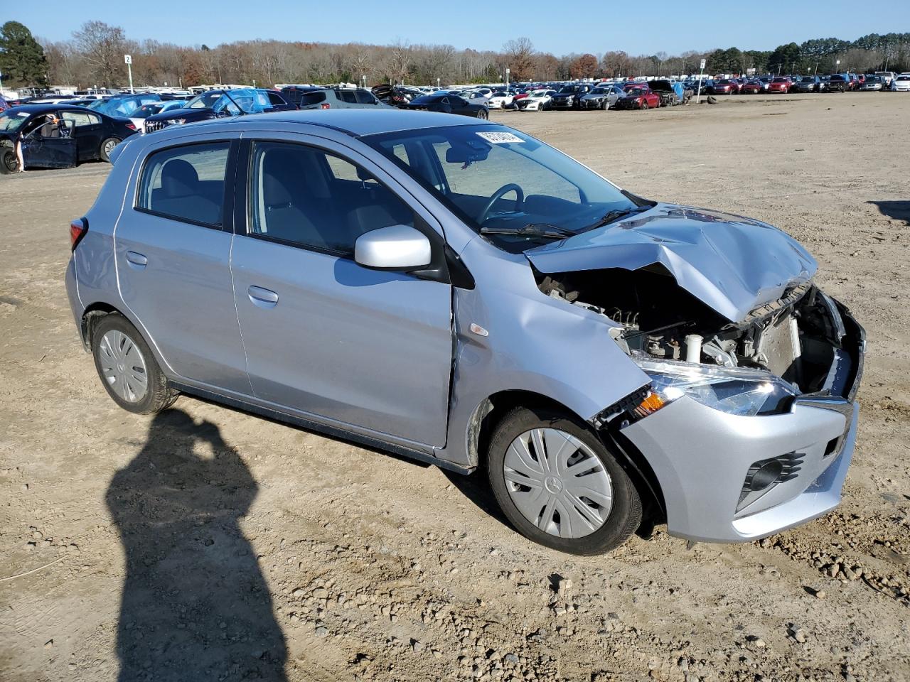 2021 Mitsubishi Mirage VIN ML32AUHJ9MH013477 Copart auction photo, all over damage thumbnail 4