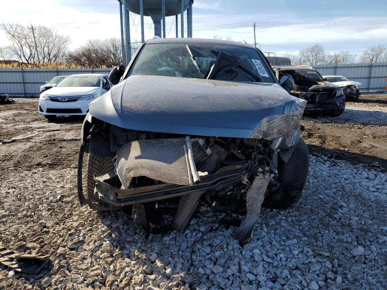 2019 Volkswagen Tiguan VIN 3VV3B7AX6KM068929 Copart auction photo, all over damage thumbnail 5