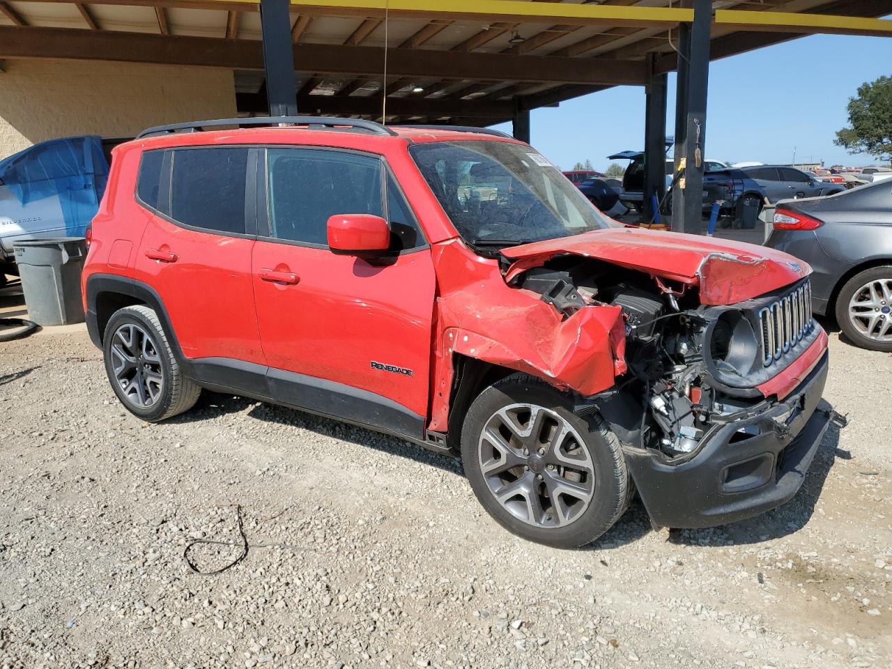 2018 Jeep Renegade VIN ZACCJABB8JPG96455 Copart auction photo, front end damage thumbnail 4