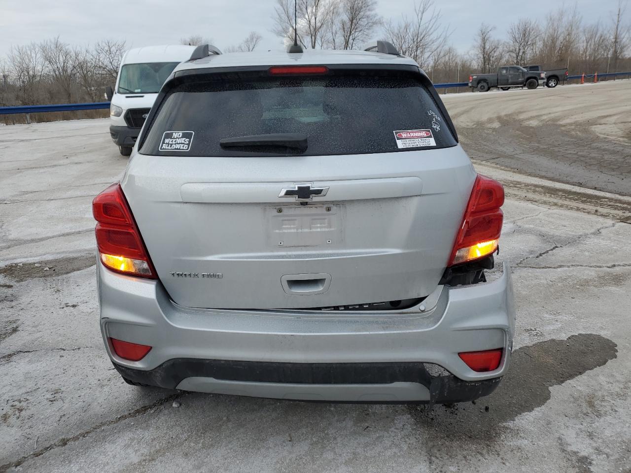 2021 Chevrolet Trax VIN KL7CJPSB5MB341239 Copart auction photo, side / rear end damage thumbnail 6