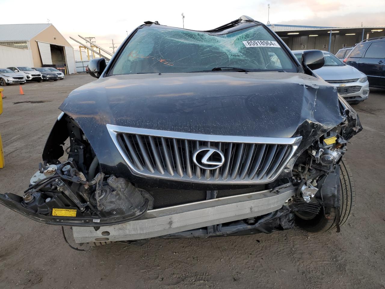 2008 Lexus RX VIN 2T2HK31U58C095524 Copart auction photo, all over damage thumbnail 5