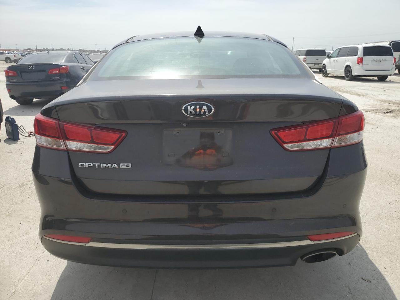 2018 KIA Optima VIN KNAGT4L39J5238644 Copart auction photo, front end / minor dent/scratches damage thumbnail 6